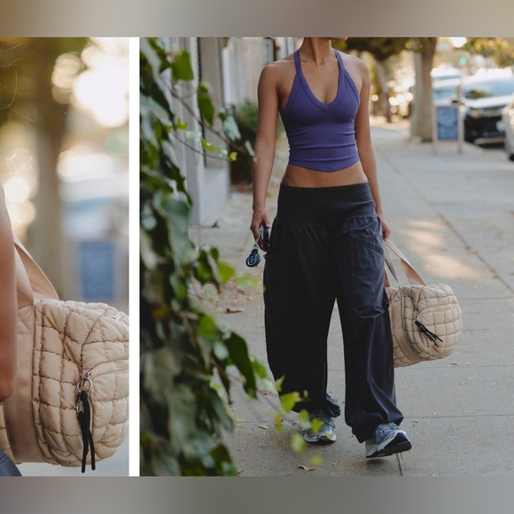 NWT Free People FP Movement All Clear V Neck Cami - graphite purple - M/L, XL - Picture 5 of 8